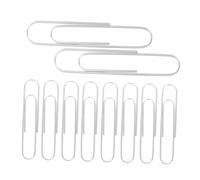 Angoily 300pcs Large Nickel Plated Iron Paper Clips Assorted Stationery Clips for Secure Filing Crafting Document Organization in Home Office and School with Resistant Finish
