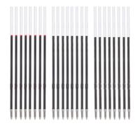 Angoily 300pcs Replaceable Black Ink Pen Refills Black/Red/Blue 0.7mm Retractable Ballpoint Pen Core for Writing Office and Classroom Essentials