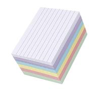 Angoily 300Pcs Single Sided Lined Index Cards Study Flashcards for Exam Preparation Portable Note Cards for Classroom Learning and Presentations Easy to Organize
