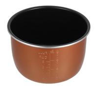 Angoily 304 Stainless Steel Pressure Cooker Inner Pot 4l Thickened Dual Spray Electric Rice Cooker Replacement Pot Compatible for Kitchen Use