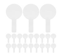Angoily 30pcs Handheld Dry Erase Answer Paddles Whiteboard Writing Pads Reusable Double Sided Paper Boards for Classroom Voting Games Modern Minimalist Design