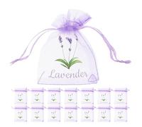 Angoily 30Pcs Lavender Drawstring Sachet Bags Small Mesh Empty Pouches for Dried Flowers Aromatherapy Home Fragrance Wardrobe Storage 3.54X2.75 Inches