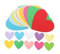 Angoily 30pcs Love Paper Cut Punches Heart Decor Cutouts Classroom Cuts Paper Hearts Back to School Bulletin Board Decorations Heart Notes Shape Wall Decor Cute Nursery Random Color