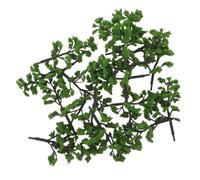 Angoily 30pcs Miniature Landscape Trees Realistic Artificial Bonsai Model for Sand Table Dioramas Architecture Building Decoration Vibrant Green Plastic Scene Trees for Office Home