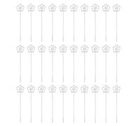 Angoily 30pcs Place Card Holder Wire Clips Stainless Steel Chic Elegant Card Metal Wire Clip Memo Family Gathering Prom