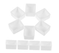 Angoily 30pcs Plastic Watercolor Palette Pans Half Blocks Compact Paint Storage Trays for Artists Travel Mixing Palettes Neat Pigment Organization and Secure Paint Storage