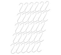 Angoily 30pcs Stainless Steel Sharp-Pointed S Hooks for Meat Hanging Pork Hook Corrosion-Resistant Multifunctional Bacon Hangers for Butchers Chefs BBQ and Smoking