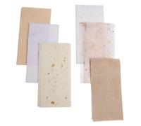 Angoily 30pcs Vintage Handmade Onion Paper DIY Material for Scrapbook Journaling Eco Friendly Decorative Papers with Blank Design for Writing and Crafting Gifts