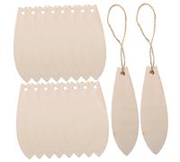 Angoily 30pcs Wooden Surfboard Cutouts for DIY Crafting and Graffiti Painting Hawaiian Summer Party Ornaments Educational Hanging Decorations for Group Activities and Home