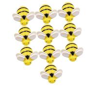 Angoily 30pcs Yellow Bee Decorative Thumb Tacks for School and Office Use, Creative Abs and Iron Material Pushpins, Easy to Insert, Cartoon Paper Tacks to Increase Imagination