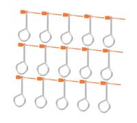Angoily 30sets Fire Extinguisher Pull Pins with Tamper Resistant Plastic Seals Safety Lock Accessories for Easy Maintenance and Inspection Misuse for Fire Equipment Management