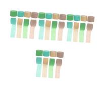 Angoily 32 Rolls Crepe Paper Streamers Party Decorations Wrinkled Paper Streamer in Gold Tea Christmas and Moss Green Easy to Cut and Hang for Birthday Wedding Shower and Festival