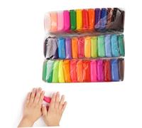 Angoily 36-Color Air Dry Clay Set, Crystal Colorful Mud DIY Plasticine Craft Clay with Non-Toxic Modeling Dough, Suitable for Boys and ’ Arts and Crafts Projects