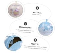 Angoily 36 Pcs Tinplate Christmas Candy Boxes Creative Wedding Gift Packaging with Stylish Pendant Design Convenient Open Tight Seal Decorative Candy Case for Party Favors and Home Display