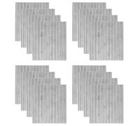Angoily 36pcs Stainless Steel Miniature Roof Tiles for Model House, 1/35 Scale Realistic Corrugated Panels for DIY Miniature Making and Architecture Model Building