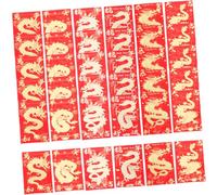 Angoily 36pcs Thickened Chinese Year Red Envelopes with Gold Foil Dragon Design Reusable Money Bags for Spring Festival Weddings Birthdays Elegant Packets