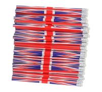 Angoily 36pcs Union Jack Pencils with Erasers Wood Cased Writing Instruments Uk Flag Design for Students and Teachers Comfortable Grip Stationery for School Home and Party Use