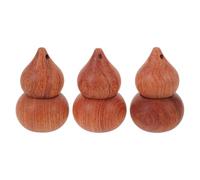Angoily 3Pcs 1Ml Roll on Essential Oil Bottles Gourd Shape with Wood Pendant Car Aromatherapy Diffuser Refillable Perfume Roller Bottles for Car Air Freshener