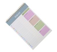 Angoily 3pcs A5 Daily Planner Notepad Set - Undated Habit Tracker Notebook with 52 Sheets Each - Personal Time Management to Do List Notepad for School and Office Task Organization