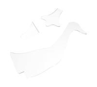 Angoily 3pcs Acrylic Patchwork Template Duck Animal Quilting Template Sewing Pattern for Beginner Felt Animal Sewing Quilting Tools and Gadgets for Home Craft