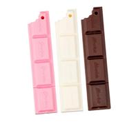 Angoily 3pcs Cartoon Chocolate Ballpoint Pens Set White, Coffee, and Pink Colors, Gel Ink Writing Pens for School, Office, and Party Supplies