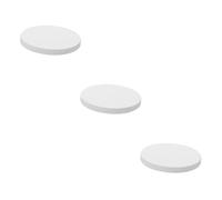 Angoily 3pcs Ceramic Refractory Support Mat Pottery Kiln Pad Moveable Mat for Glass Fusing Clay Pottery Work Fireproof Modelling Tool