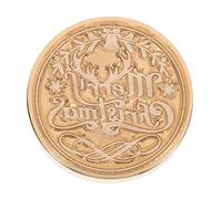 Angoily 3pcs Christmas Wax Seal Stamp Heads Retro Style DIY Decor for Envelopes Invitations Wine Bags Creative Festive Pattern Embellishment Holiday Crafting
