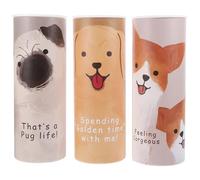 Angoily 3pcs Cylinder Tissue Tubes Travel Tissues Paper Towel Car Sturdy Organizing round Holder Elegant Comfortable Art Good-looking for Car Travel