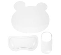 Angoily 3pcs Desk Mouse Pad with Cover Wrist Rest - Armrest Place Pads and Keyboard Wrist Support - Office Mouse Mat for Gaming Computer