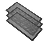Angoily 3pcs Dust Net Protective Cover for Pc Fan Mesh Computer Fan Filters Magnetic Closure for Desktop Pc Case Air Vent Protection