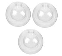 Angoily 3pcs Glass Lamp Shade Double Layers Base Pendant Lampshade for Ceiling Light Shade Cover Replacement Lamp Cover