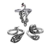 Angoily 3Pcs Knitting Ring Creative Finger Wearing Knitting Tools for Fast Yarn Fixation Compact DIY Sewing Accessories Fit for All Finger