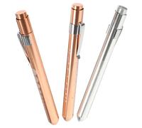 Angoily 3pcs LED Penlight Reusable Camping Light Torch Light Penlight Gauge White for Outdoor Activities Random Color