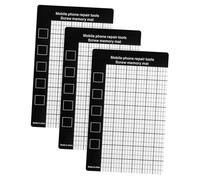 Angoily 3pcs Magnetic Tool Parts Mat Portable Flexible Work Pad for Phone Computer Repair Screw Holder Organizer Non-slip Compatible with Mobile Tablets