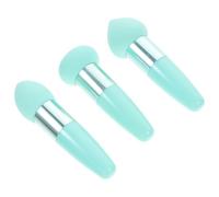 Angoily 3pcs Makeup Sponge Set for Makeup Application with Soft Latex Material and Good Elasticity, Green Concealer Sponges That Do Not Hurt The Eye Or Skin, for Blending Foundation