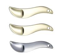 Angoily 3pcs Mask Spoon Makeup Dig Scoop Zinc Alloy Cosmetic Pick Stick Compact Portable Style Comfortable to Hold for Travel and Carrying in Purse Assorted style