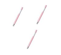 Angoily 3pcs Metal Stylus Pen Disc Tip for Tablets Rose Gold Capacitive Stylus for Phones Double End Screen Pen for Drawing Writing