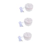 Angoily 3pcs Mini Folding Washing Machine Portable Turbine Washer for Travel and Home Use for Socks and Underwear Material Easy to Carry