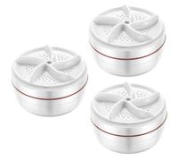 Angoily 3pcs Mini Washing Machine Portable Sock Washer for Underwear Dorm Compact Laundry Machine Usb Ultrasonic Smart Timer Auto Power off