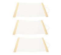 Angoily 3Pcs Painting Canvas Double-Sided Pure Cotton DIY Graffiti Cloth for Acrylic Oil Watercolor Fine Detail Craft Canvas for S Art Projects