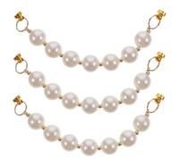 Angoily 3pcs Pearl Phone Cover Strap Hanging Chain Phone Shell Decor Lightweight Comfortable Touch for Mobile Case Accessories