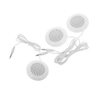 Angoily 3pcs Portable Pillow Speaker for Sleep Mini Stereo Personal Under Pillow Speakers with Audio Jack for Phone CD Home Office Travel White