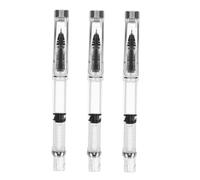 Angoily 3pcs Refillable Gel Writing Pens Smooth Fine Point Precision Inkless Design Easy Ink Refills for Office School and Home Use