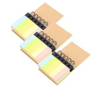 Angoily 3Pcs Small Portable Coil Notepads Compact Writing Pads for Daily Office Use Smooth Surface Lightweight for Home School Travel Recording Messages Plans Inspiration