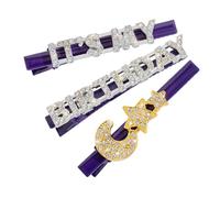 Angoily 3pcs Sparkling Star Hair Clip Rhinestone Barrette for Birthday Party Elegant Glitter Star Headpiece for Women Festive Hair Accessories