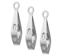 Angoily 3pcs Stainless Steel Fish Bone Tweezers Set, Multi-Function Pig and Chicken Hair Remover, Manual Metal Kitchen Tweezers for Food Styling and Daily Use