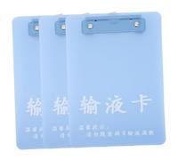 Angoily 3pcs Thickened Medical Clipboards Non-Slip Hardboard Nurse Writing Pads for Record Keeping and Portable Use