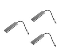 Angoily 3pcs Usb Adapter Port Usb Hub Type c Splitter Laptop Extender Multi Connector Fast Speed