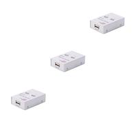 Angoily 3pcs USB Sharing Selector Switcher for Scanner Printer Automatic Peripheral Sharing Switch Box Connect Two Devices