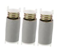 Angoily 3pcs Washing Machine Feet Stabilizer Anti Vibration Pads White Stainless Steel Anti Slip Support Pads for Washing Machines and Dryers to Reduce Noise and Movement Random Color